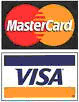 Visa and MasterCard Logos