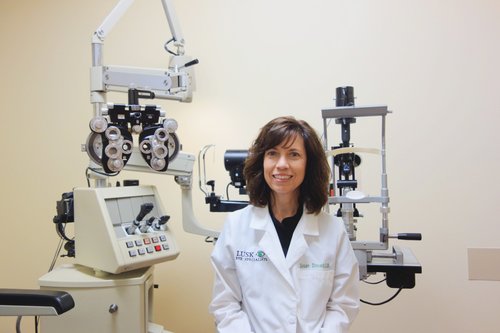Dr. Susan And Her Eye Equipment