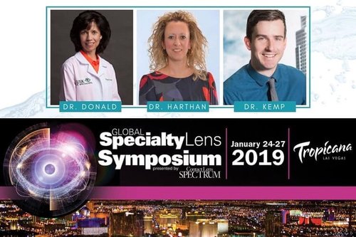 Dr. Donald was invited to Global Specialty Lens Symposium