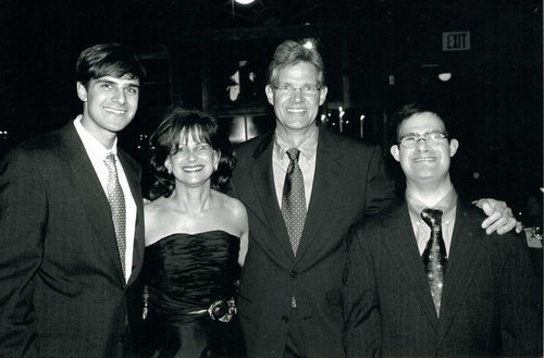 Dr. Walker with His Wife Sadie and Their Two Sons