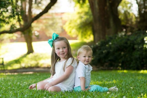 Dr. Branton’s two grandchildren