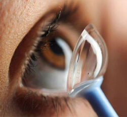 patient Scleral lenses at Lusk Eye Specialists