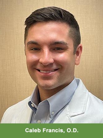 Caleb Francis, OD headshot of Lusk Eye Specialists